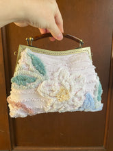 Load image into Gallery viewer, Floral Chenille Clutch bag