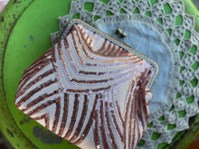 Load image into Gallery viewer, Pink Sequin Mesh Clutch