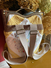 Load image into Gallery viewer, Vintage Quilt Small Backpack Clutch bag