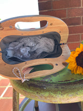 Load image into Gallery viewer, Women’s Strawberry Wooden Handle Clutch Bag