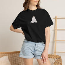 Load image into Gallery viewer, Cute Minimal Ghost T-Shirt — Small Cute Ghost Halloween Tee

