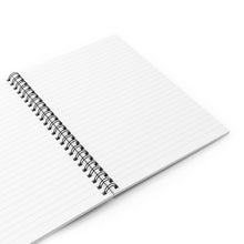 Load image into Gallery viewer, Floral Bouquet Spiral Notebook — Pink Dahlias on Mauve Ruled Journal
