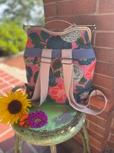 Load image into Gallery viewer, Large Floral and Butterfly Backpack Clutch Bag-Ruby star Society
