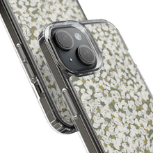 Load image into Gallery viewer, Clear Case — Tiny White Petal Flowers Phone Case
