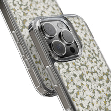Load image into Gallery viewer, Clear Case — Tiny White Petal Flowers Phone Case
