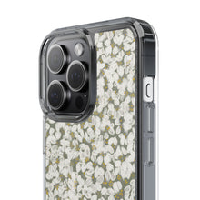 Load image into Gallery viewer, Clear Case — Tiny White Petal Flowers Phone Case

