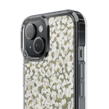 Load image into Gallery viewer, Clear Case — Tiny White Petal Flowers Phone Case
