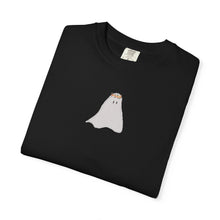 Load image into Gallery viewer, Cute Minimal Ghost T-Shirt — Small Cute Ghost Halloween Tee
