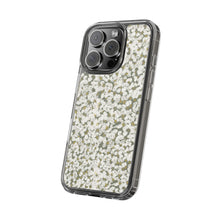 Load image into Gallery viewer, Clear Case — Tiny White Petal Flowers Phone Case
