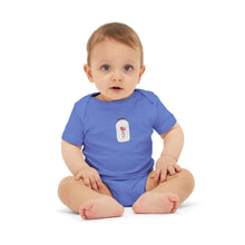Load image into Gallery viewer, Baby Onesie with Cute Milk Bottle Graphic – Infant Jersey One-Piece
