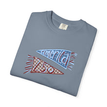 Load image into Gallery viewer, T-Shirt — Americana Pennant Graphic Tee ("America 250")
