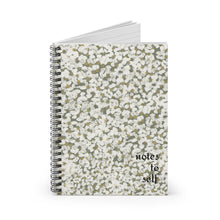 Load image into Gallery viewer, Sweet Tiny Flower Petals Ruled Spiral Notebook
