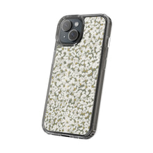 Load image into Gallery viewer, Clear Case — Tiny White Petal Flowers Phone Case
