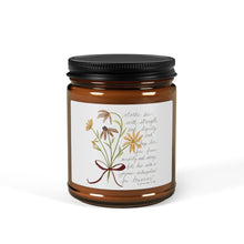 Load image into Gallery viewer, Amber Soy Candle — Wildflower Scented Jar (Multi-Size)
