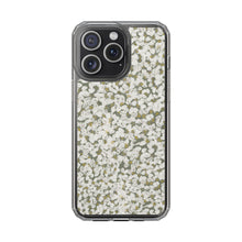 Load image into Gallery viewer, Clear Case — Tiny White Petal Flowers Phone Case
