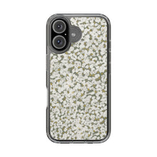 Load image into Gallery viewer, Clear Case — Tiny White Petal Flowers Phone Case
