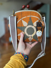 Load image into Gallery viewer, Large Crossbody Clutch Barn Owl “Hexit” by Charley Harper Art
