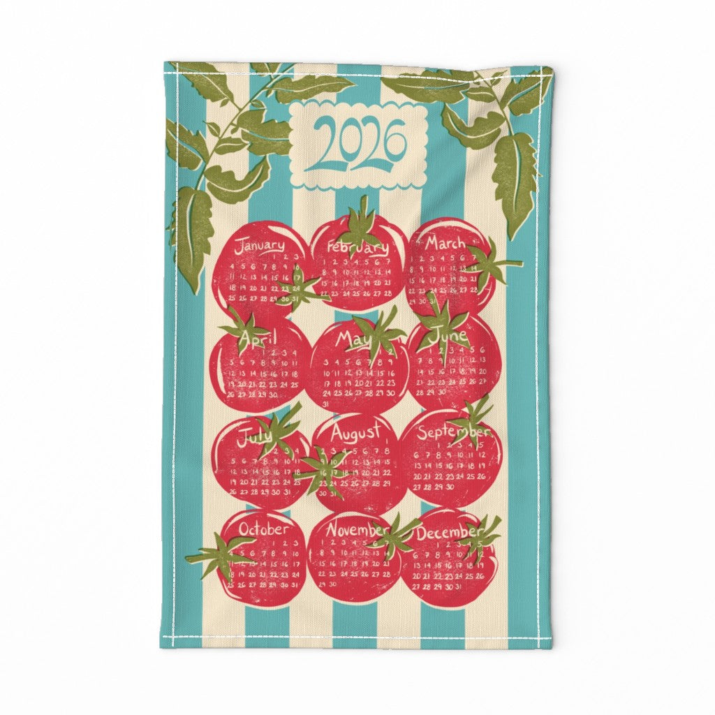 2026 Calendar Tea Towel PRE-ORDER