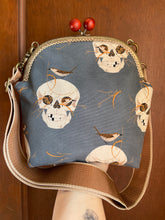 Load image into Gallery viewer, “Wrented” Large Crossbody Clutch Bag with Charley Harper Canvas Fabric
