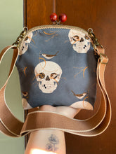 Load image into Gallery viewer, “Wrented” Large Crossbody Clutch Bag with Charley Harper Canvas Fabric
