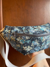 Load image into Gallery viewer, Blue Floral Blaire Crossbody Sling bag
