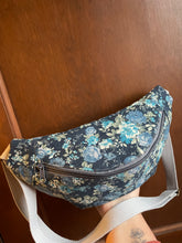 Load image into Gallery viewer, Blue Floral Blaire Crossbody Sling bag
