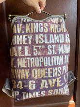 Load image into Gallery viewer, Small Backpack Clutch Bag- NYC Subway Sation
