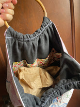 Load image into Gallery viewer, Vintage Embroidered Linens Missy bag
