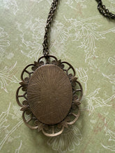 Load image into Gallery viewer, Vintage Linen Embroidery Statement Necklace
