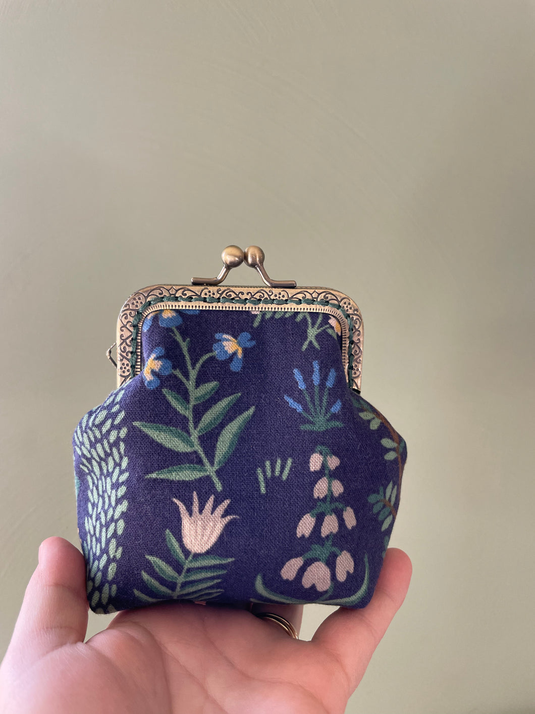Rifle Paper Co. Canvas floral fabric Coin Purse
