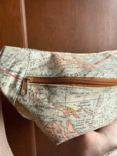 Load image into Gallery viewer, World Map Fabric Sling Bag
