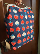 Load image into Gallery viewer, Strawberries🍓 Large Backpack Clutch Bag
