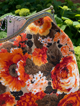 Load image into Gallery viewer, Large Vintage Floral Fabric Backpack
