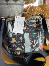 Load image into Gallery viewer, Bon Voyage Fabric Clutch with Crossbody Strap
