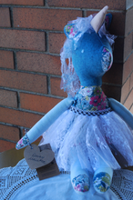 Load image into Gallery viewer, Daisy Unicorn Linen Doll
