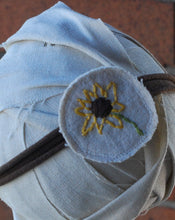Load image into Gallery viewer, Hand Embroidered Flower Headband
