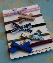 Load image into Gallery viewer, Bias Tape Bow Headband Set of 5
