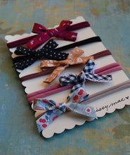 Load image into Gallery viewer, Bias Tape Bow Headband SET of 5
