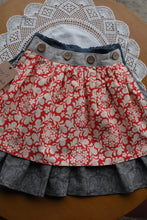 Load image into Gallery viewer, Hazel Skirt Size 5 with Reversible/Removable Apron
