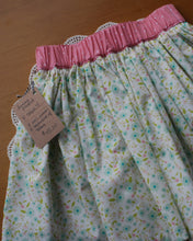 Load image into Gallery viewer, Hazel Skirt Size 4 Floral print with detailed Bunny front pocket
