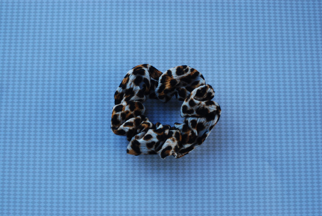 Cheetah Scrunchie