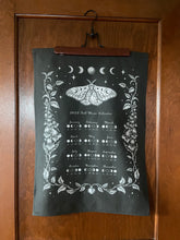 Load image into Gallery viewer, 2023 Full Moon Tea Towel Calendar
