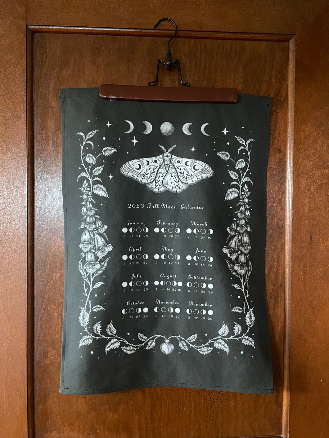 2023 Full Moon Tea Towel Calendar