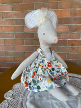 Load image into Gallery viewer, Millie Mouse Handmade Linen Doll
