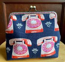 Load image into Gallery viewer, Retro Telephone Women’s clutch
