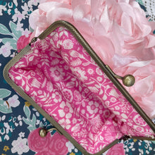 Load image into Gallery viewer, Pink Rosette Women’s Clutch
