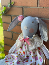 Load image into Gallery viewer, Berry Bunny Linen Doll
