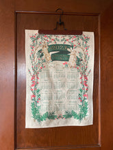 Load image into Gallery viewer, 2023Year of the Rabbit Linen Tea Towel Calendar

