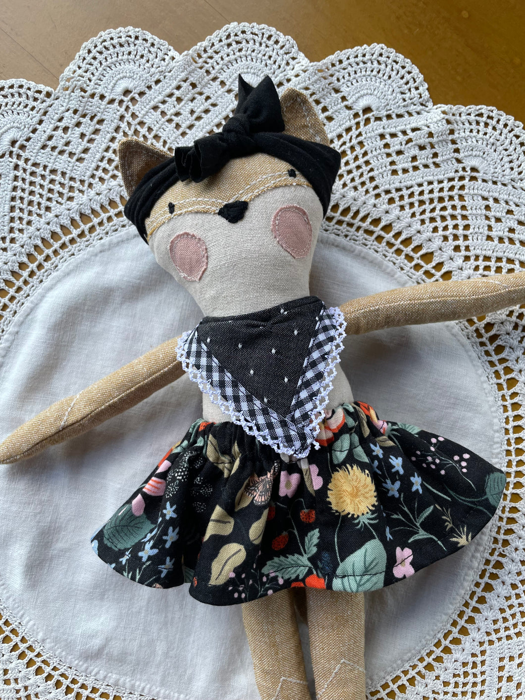 Felicity Fox MINI Handmade Linen Doll