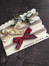 Load image into Gallery viewer, SET OF 3 Bias Tape Bow Headbands
